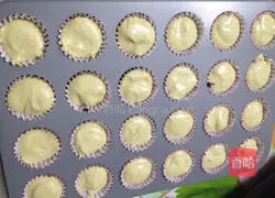 Illustration of how to make matcha cake 4