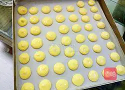 Illustration of how to make egg yolk yuan egg yolk biscuits 11