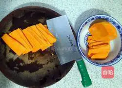 Pumpkin glutinous rice cake recipe 1
