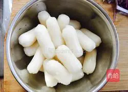 Illustration of how to make fried cheese rice cakes 2