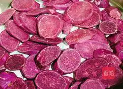 Purple sweet potato yogurt mousse cake Illustration of how to do it 1