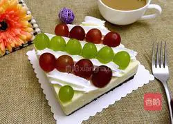 Illustration of how to make durian jelly cheese 10