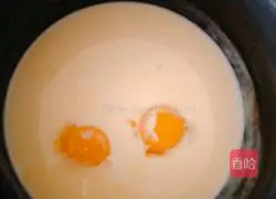 Illustration of two flavors of egg tarts 2