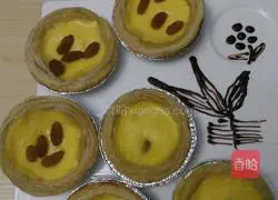 Illustration of homemade egg tarts 5