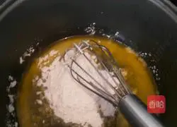 Illustration of how to make honey bean biscuits 1