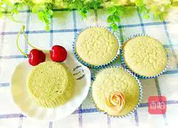 Illustration of how to make matcha cake 10