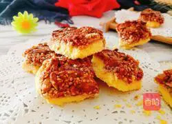Illustration of how to make crispy caramel cookies 1
