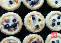 Blueberry Egg Tart Recipe Illustration 13