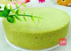 Spinach Chiffon Cake Recipe Illustration 23