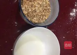 Illustration of how to make oatmeal cookies 2