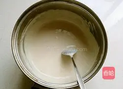 Illustration of how to make thick and smooth walnut dew 11