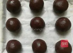 Illustration of how to make Matcha (cocoa) cream cheese biscuits 12