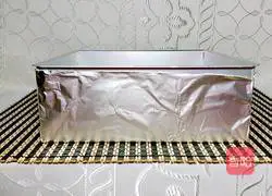 Illustration of how to make cranberry cheesecake 1