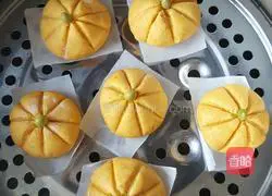 Illustration of how to make steamed pumpkin cake 11