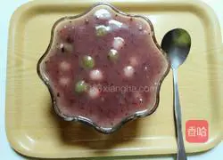 Illustration of how to make bean paste filling 6