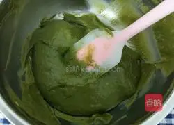 Illustration of how to make matcha cake 7