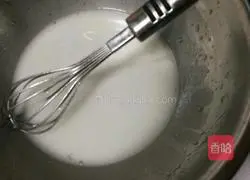 Illustration of how to make pork floss cake 2