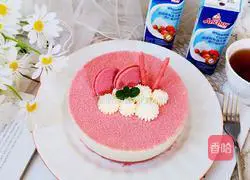 Sakura Oreo Mousse Cake Recipe Illustration 15