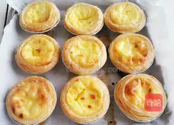 Nine Egg Tarts Perfect Recipe Illustrations 8