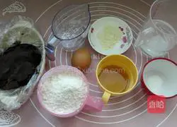 Illustration of how to make crispy bean paste rolls 1