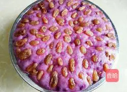 Purple Illustration of how to make potato cake 16