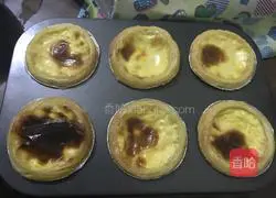 Illustration of how to make egg tarts 6