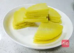 Milk cake.Illustration of how to make it 11