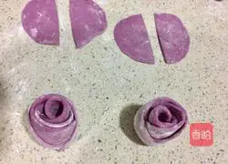 Purple potato rose roll recipe 8