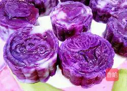 Illustration of how to make Milian purple sweet potato and yam puree 13