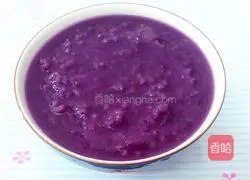Purple sweet potato porridge recipe 4