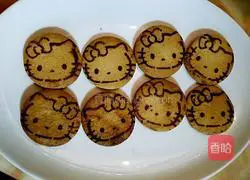 Chocolate Kitty Cat Cookie Recipe Illustration 7