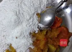 Illustration of how to make sago pumpkin 3