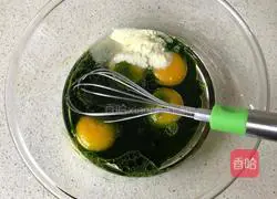 Spinach chiffon cake recipe 3