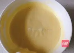 Illustration of how to make split egg sponge cake 9