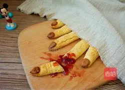 Halloween finger cookies recipe 16