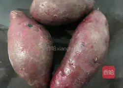 Illustration of how to make purple sweet potato with yogurt 1