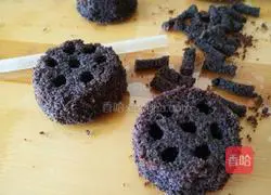Illustration of how to make briquette cake 11
