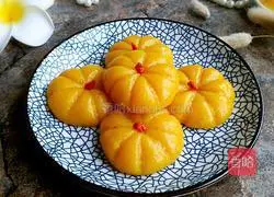 Illustration of how to make steamed pumpkin cake 12