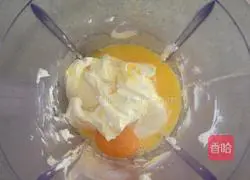 Illustration of how to make light cheese cheesecake 2