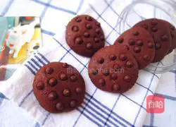 Chocolate Bean Cookies Illustration 5