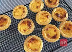 Illustration of how to make original egg tarts 10