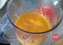 Illustration of how to make steamed pumpkin cake 3