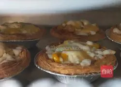 Egg tart baked rice recipe 12