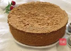 Illustration of how to make a small 6-inch lemon cake base 19