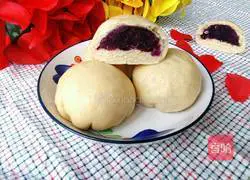 Illustration of how to make purple sweet potato buns 16