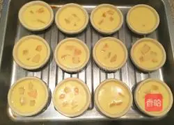 Portuguese style Yellow peach egg tart recipe 10