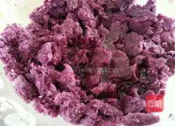 Flower Purple Illustration of how to make potato cake 2