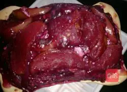 Apple, Brown Heart and Purple Sweet Potato Pie Recipe Illustration 13