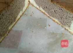 Illustration of how to make two-color Jifeng Cake 1