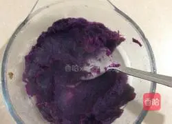 Purple sweet potato glutinous rice cake recipe 2